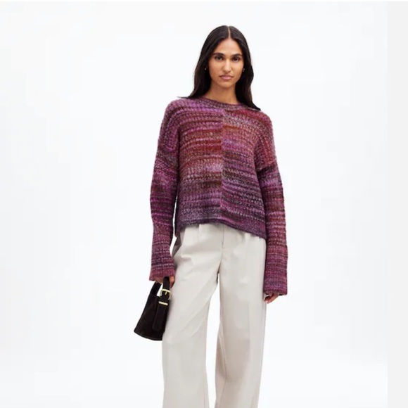 Madewell // NWOT Space-Dyed Crewneck Sweater - Picture 5 of 7